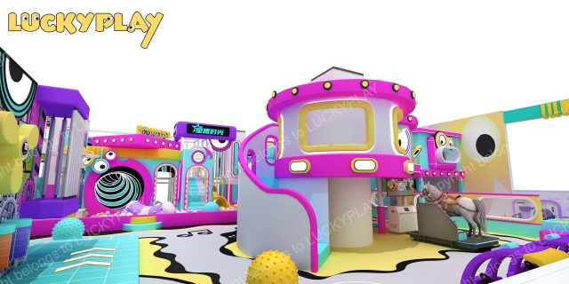 FUN TIME indoor playground overview render
