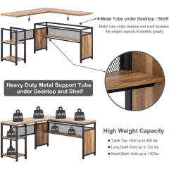 Nu-Deco L Shaped Office Desk MH23001