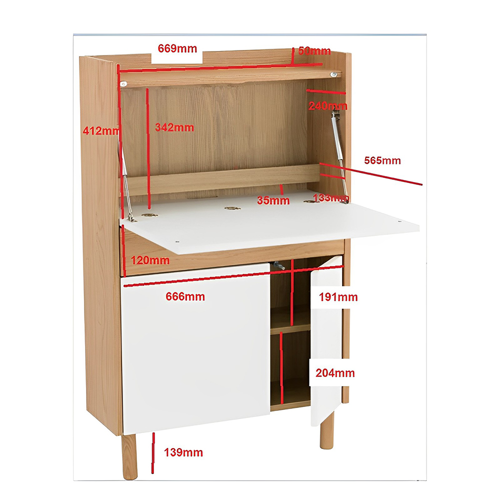 Nu-Deco Computer Desk MH23019