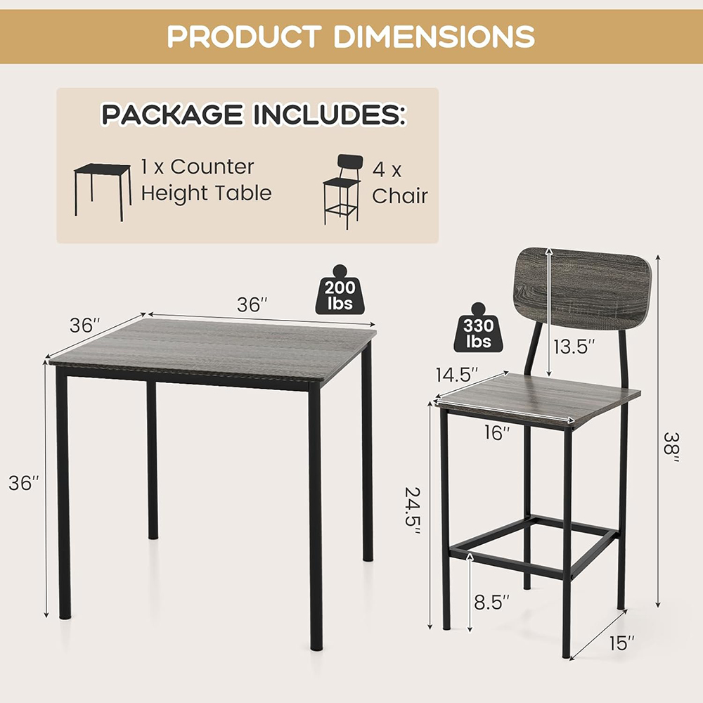 Nu-Deco Dining Set MH24115
