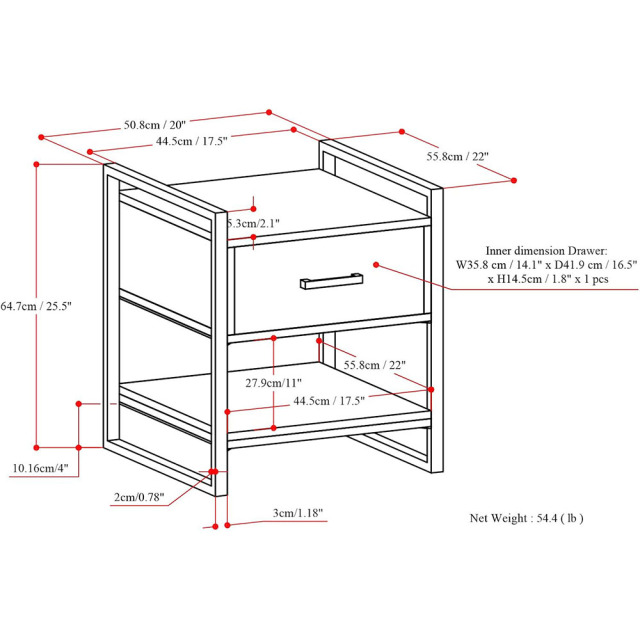 Nu-Deco Side Table MH20086