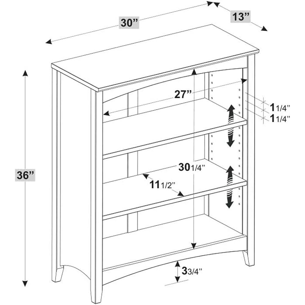 Nu-Deco Bookshelf MH24333