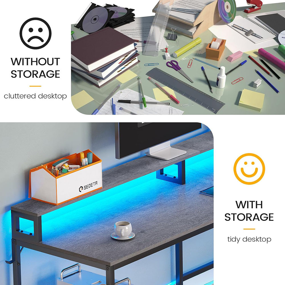 Nu-Deco L Shaped Office Desk MH24357