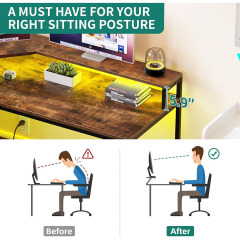 Nu-Deco L Shaped Office Desk MH24351