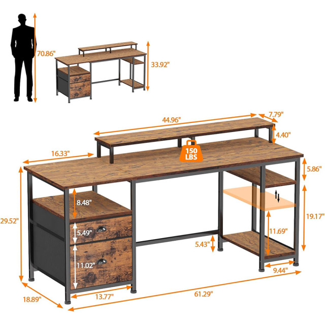 Nu-Deco Office Desk MH24362