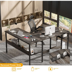 Nu-Deco L Shaped Office Desk MH24349