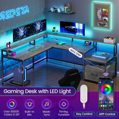 Nu-Deco L Shaped Office Desk MH24357