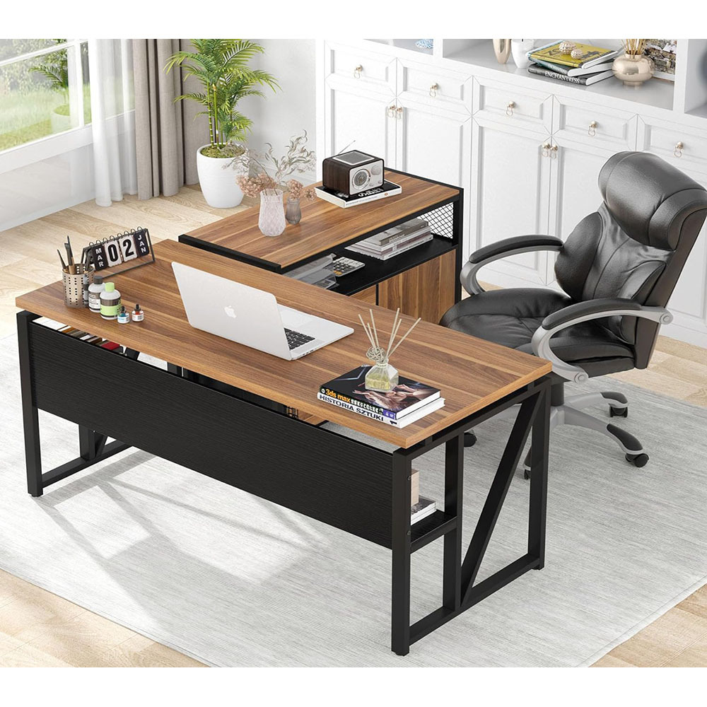 Nu-Deco L Shaped Office Desk MH24363