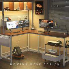Nu-Deco L Shaped Office Desk MH24348