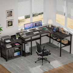 Nu-Deco L Shaped Office Desk MH24349