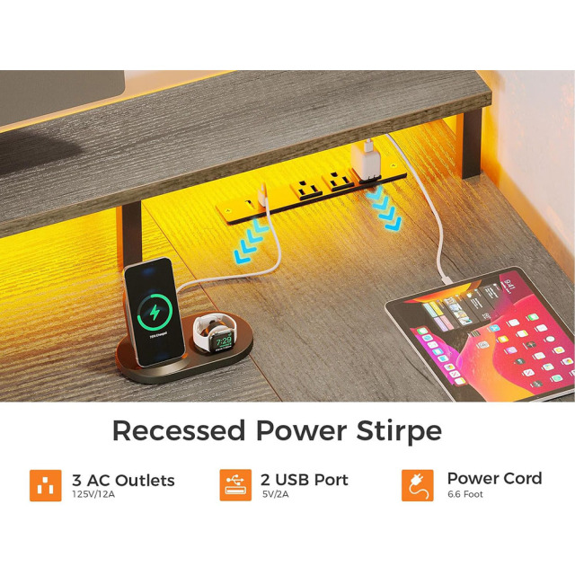 Nu-Deco L Shaped Office Desk MH24358