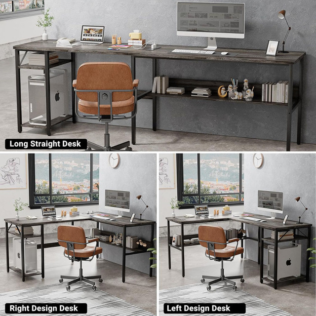 Nu-Deco L Shaped Office Desk MH24349