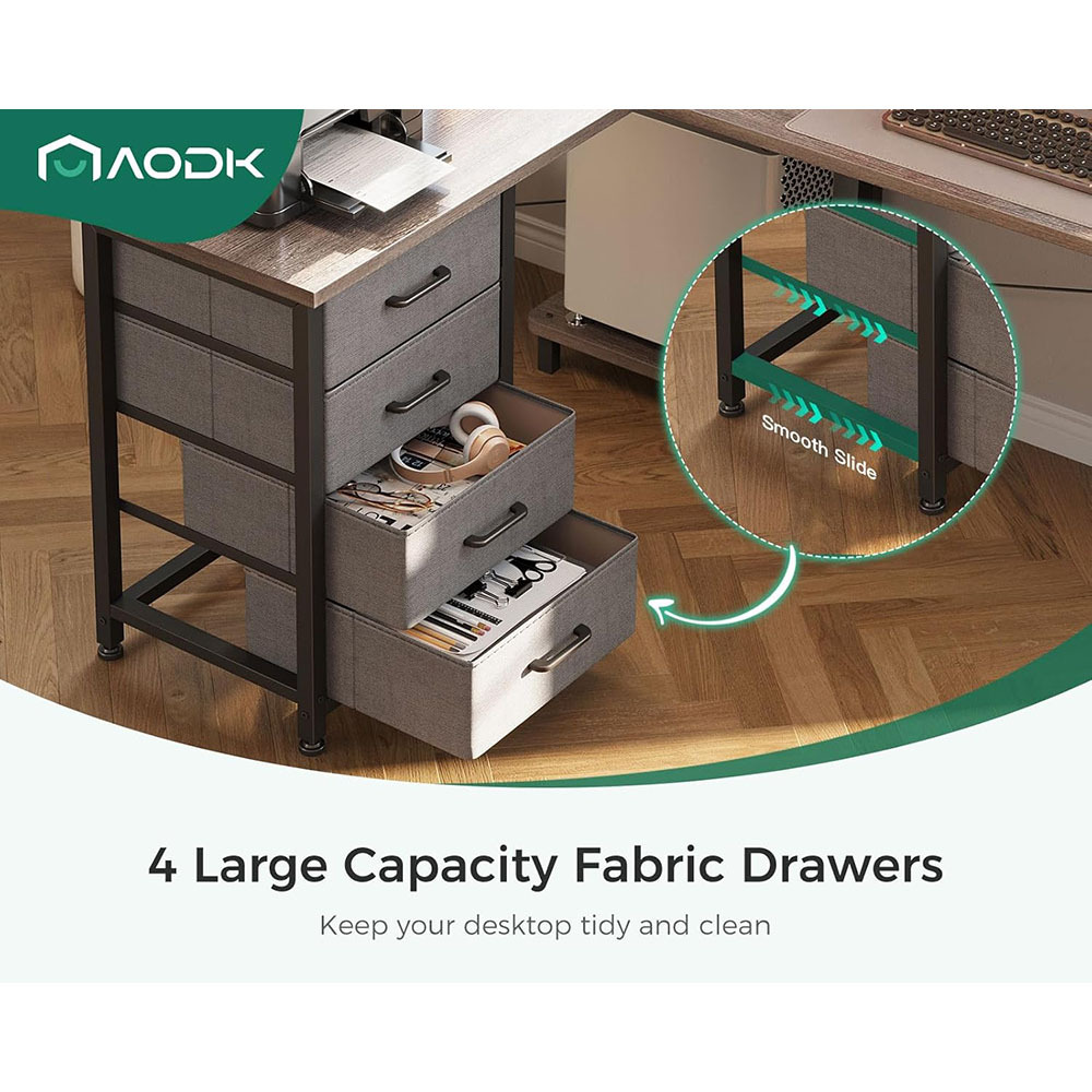 Nu-Deco L Shaped Office Desk MH24359