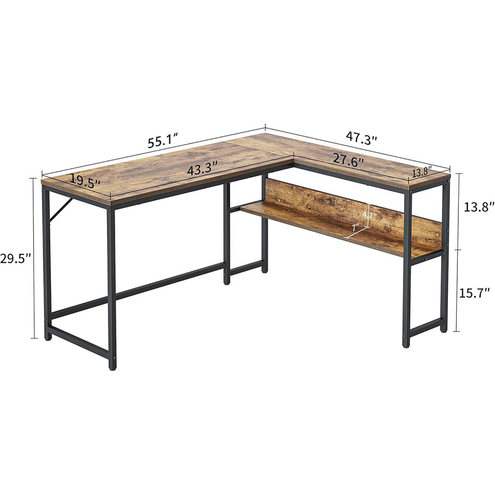 Nu-Deco L Shaped Office Desk MH24350