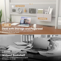 Nu-Deco L Shaped Office Desk MH24348