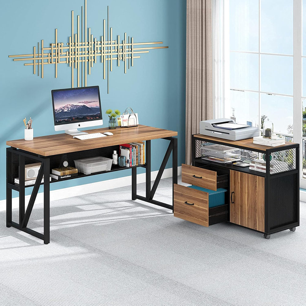 Nu-Deco L Shaped Office Desk MH24363