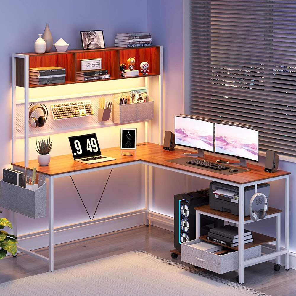 Nu-Deco L Shaped Office Desk MH24348
