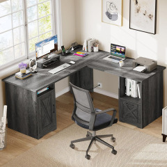 Nu-Deco L Shaped Office Desk MH24366