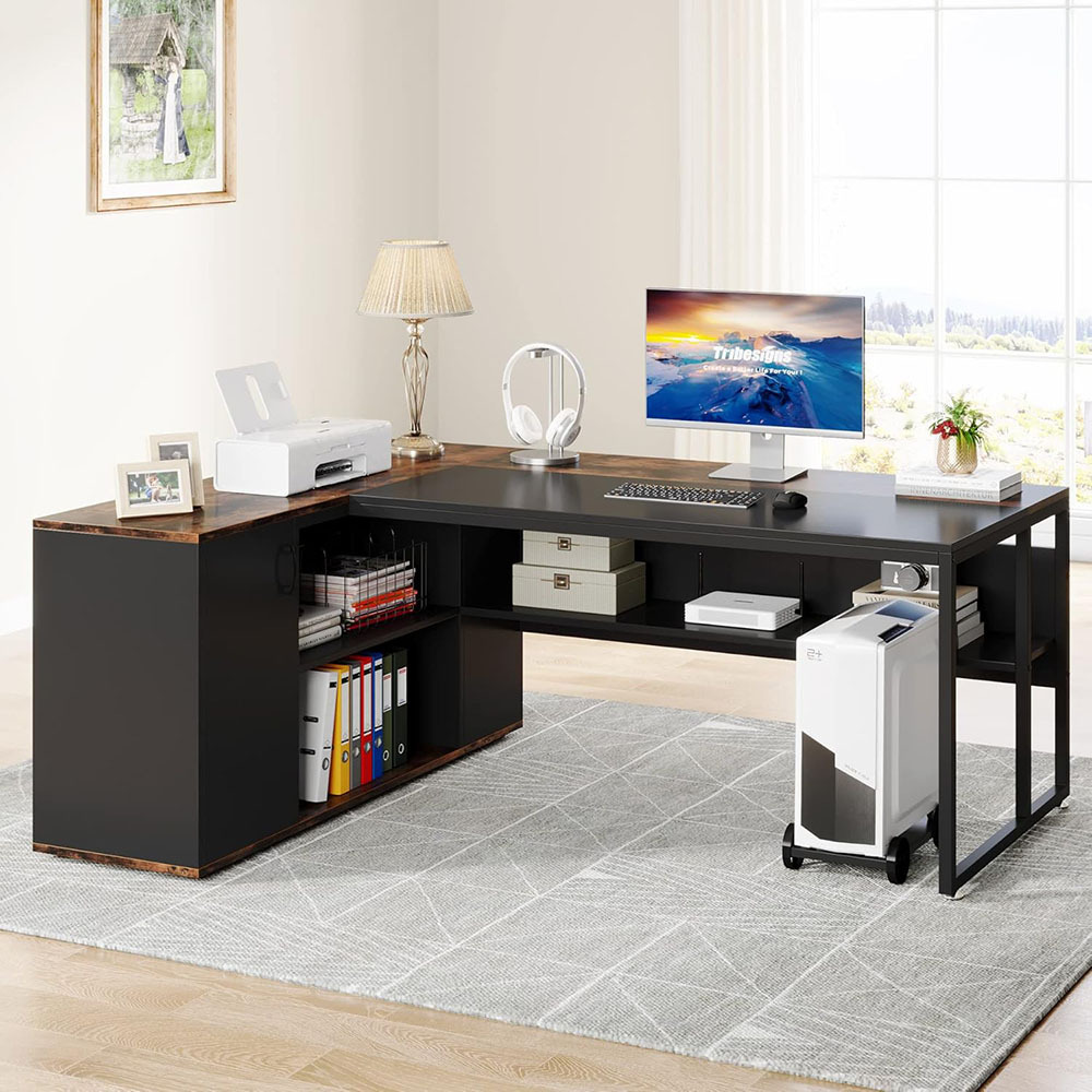 Nu-Deco L Shaped Office Desk MH24364