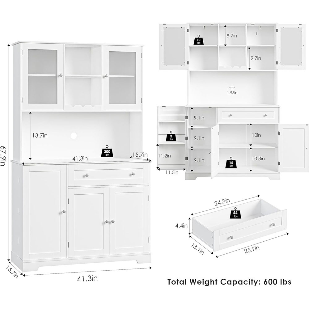 Nu-Deco Kitchen Pantry MH24183