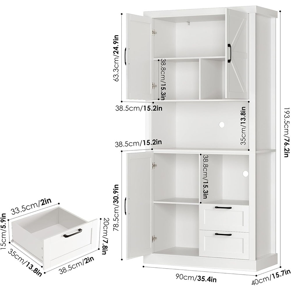 Nu-Deco Kitchen Pantry MH24182