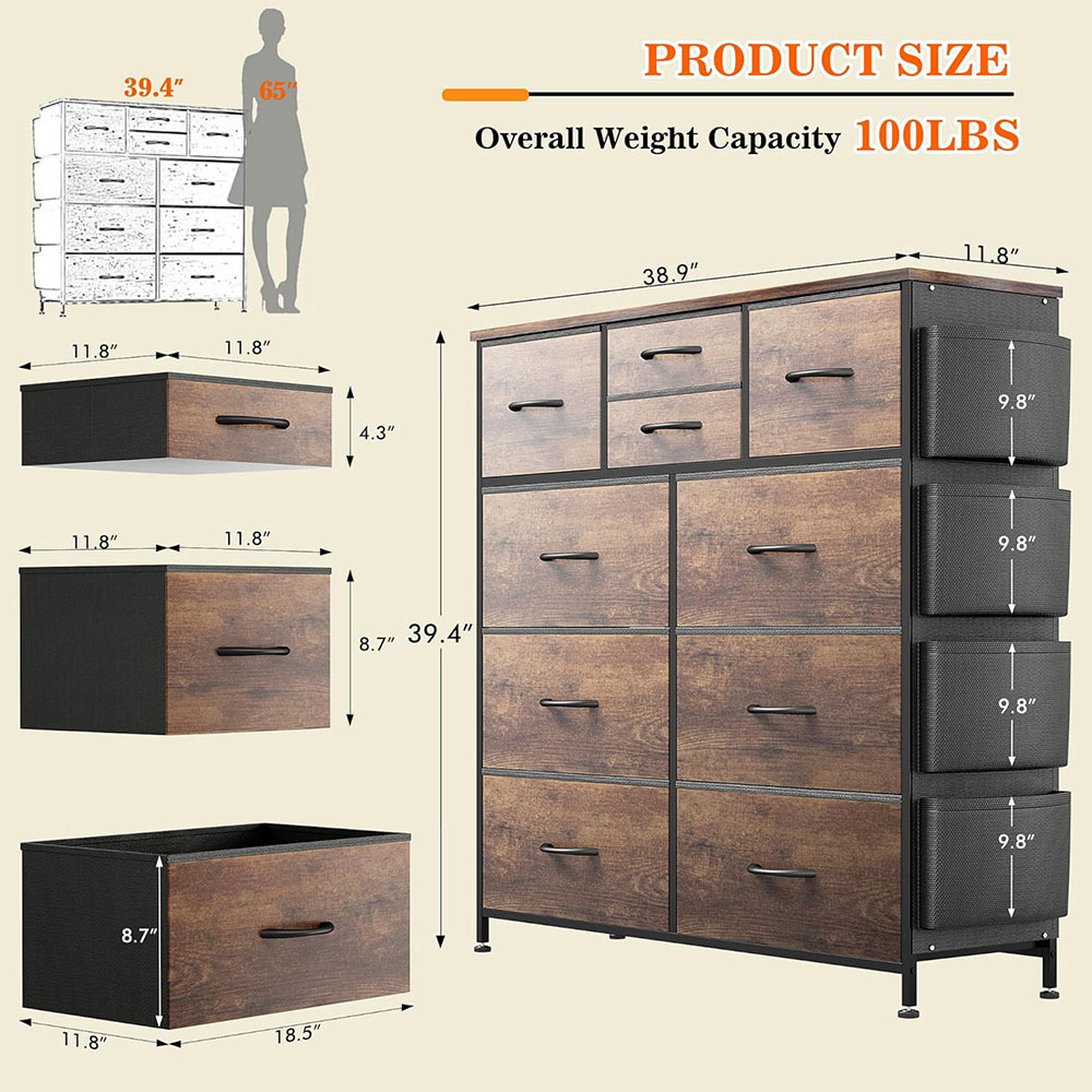 Nu-Deco Chest of Drawers MH24166