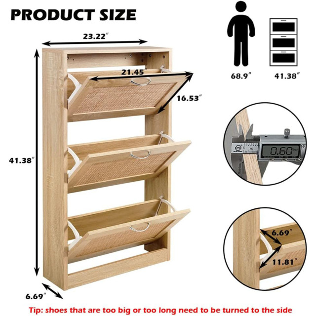 Nu-Deco Shoe Cabinet MH24386