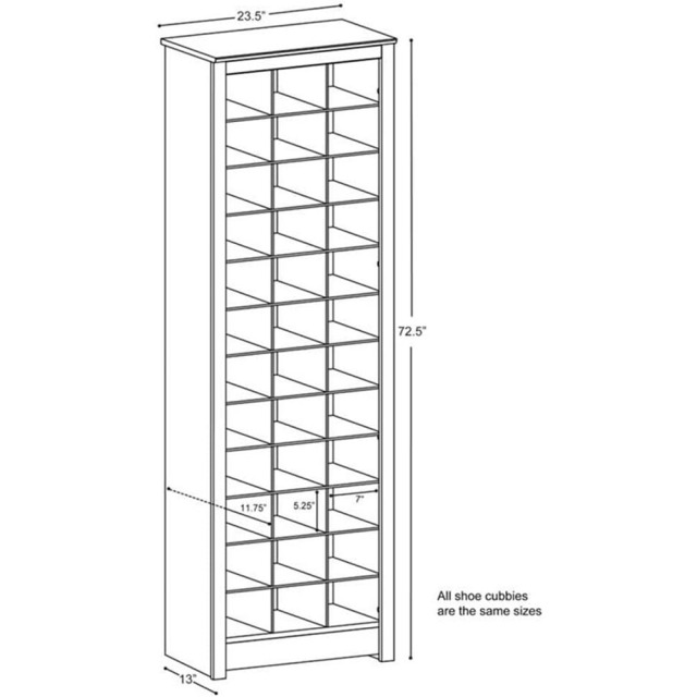 Nu-Deco Shoe Cabinet MH24388