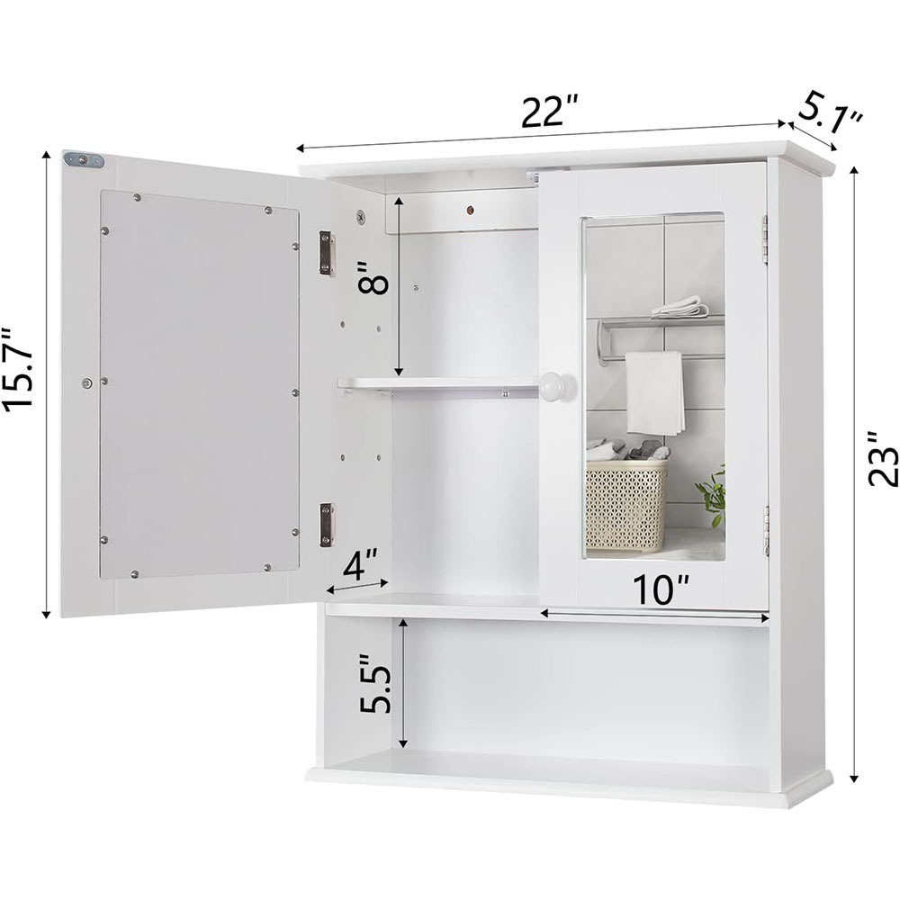 Nu-Deco Bathroom Cabinet with Mirror MH23229