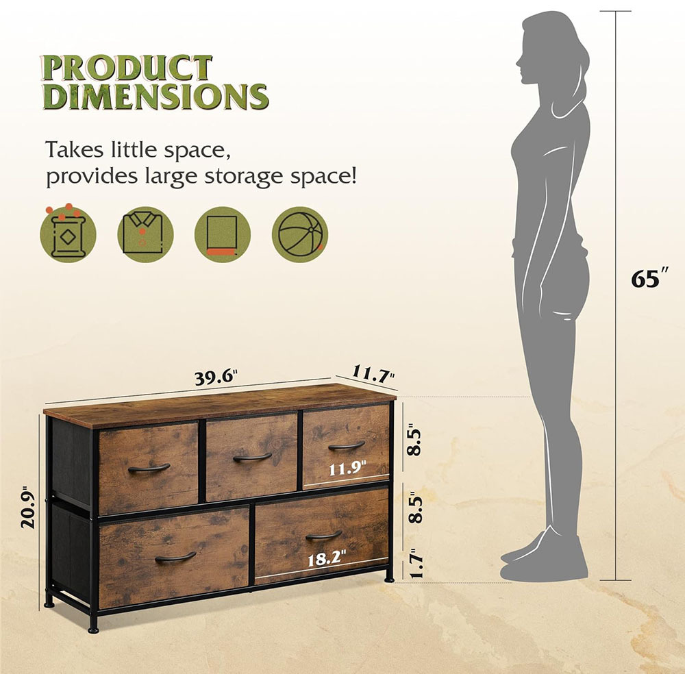 Nu-Deco Chest of Drawers MH24431