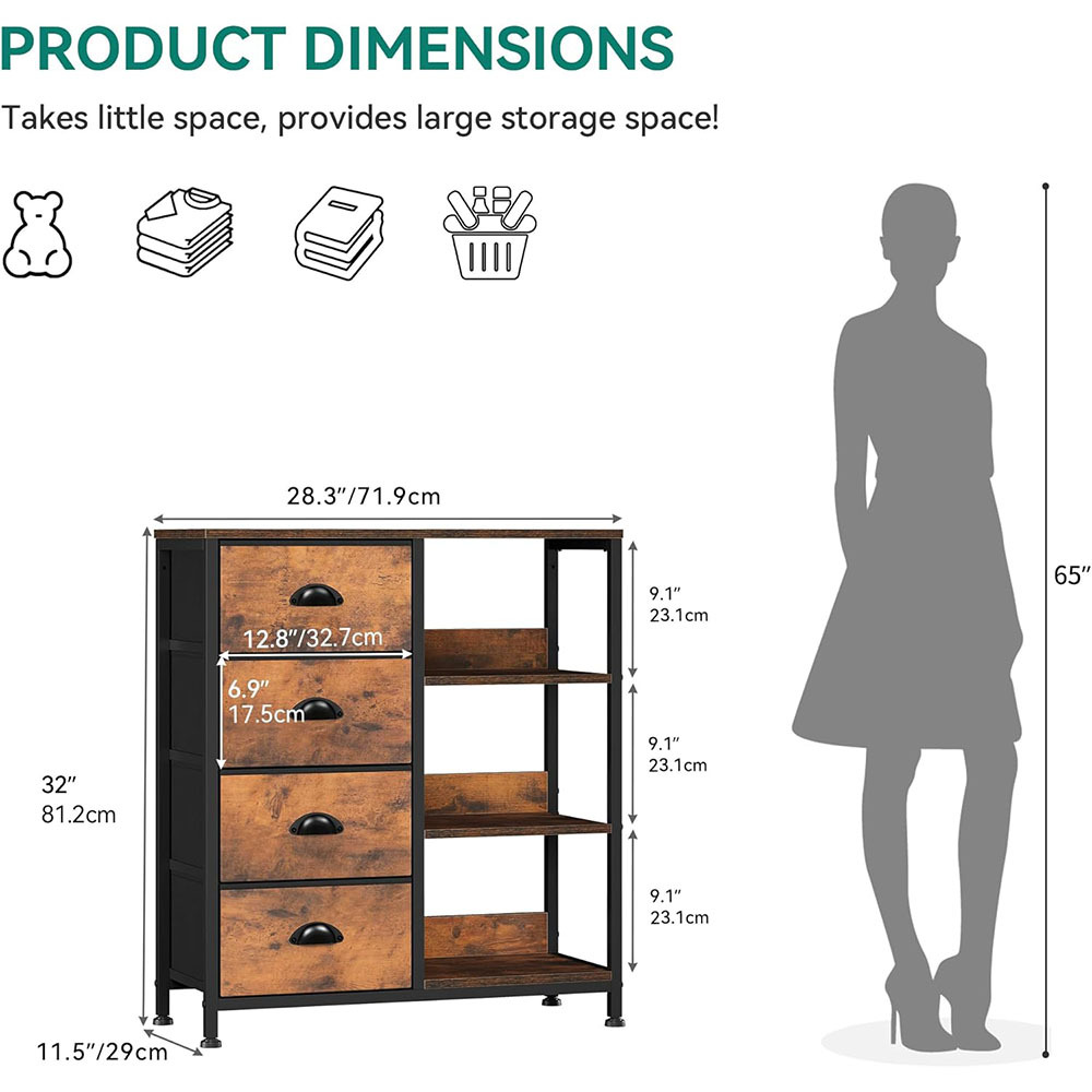 Nu-Deco Chest of Drawers MH24465
