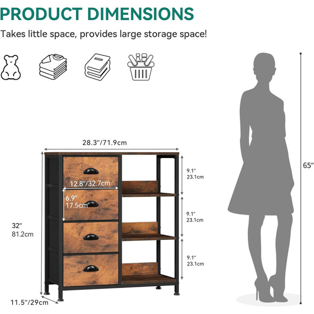 Nu-Deco Chest of Drawers MH24465
