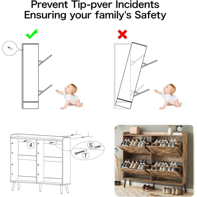 Nu-Deco Shoe Cabinet MH24459