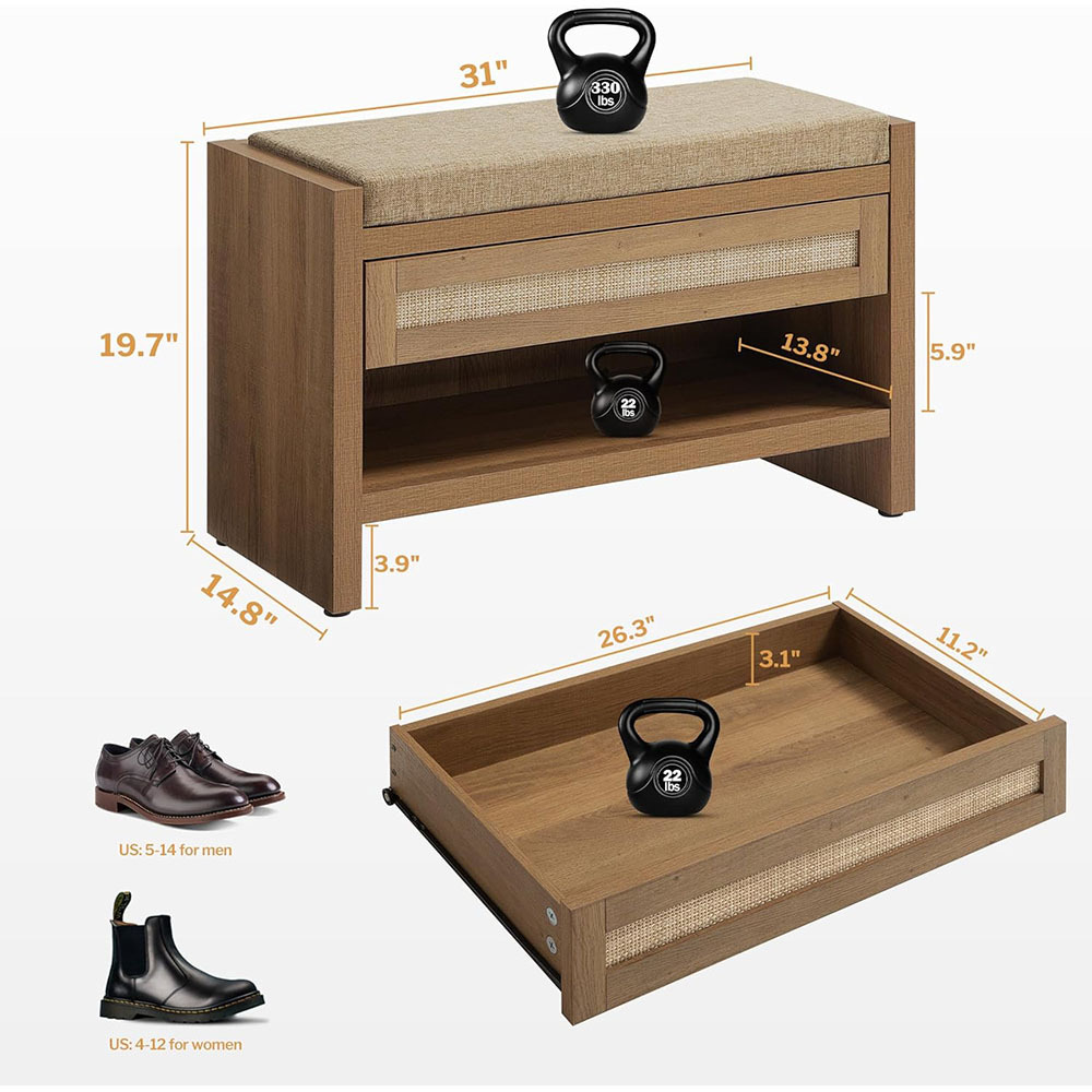 Nu-Deco Shoe Bench MH24455