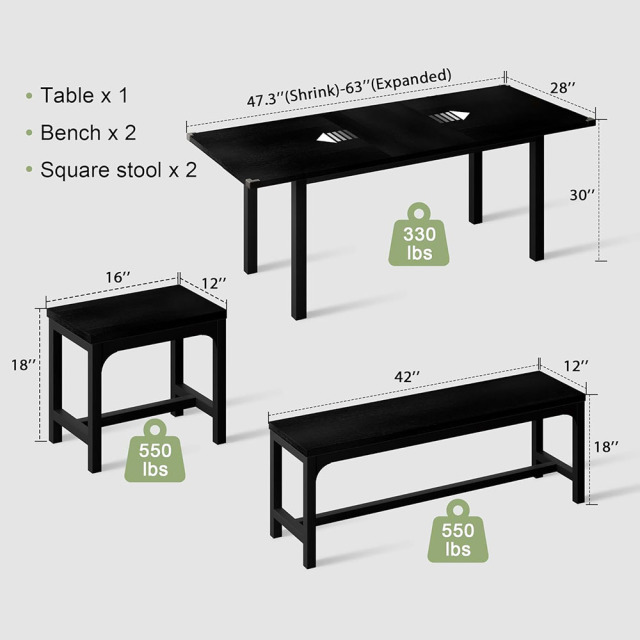 Nu-Deco Dining Set MH24480