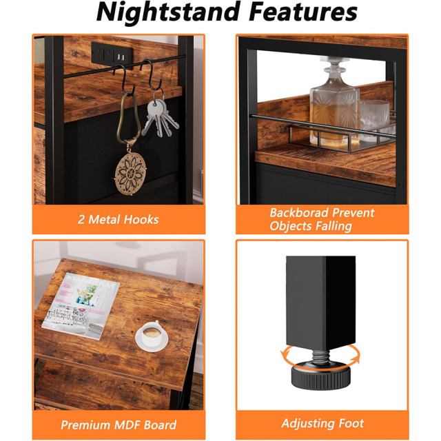 Nu-Deco Nightstand MH24476