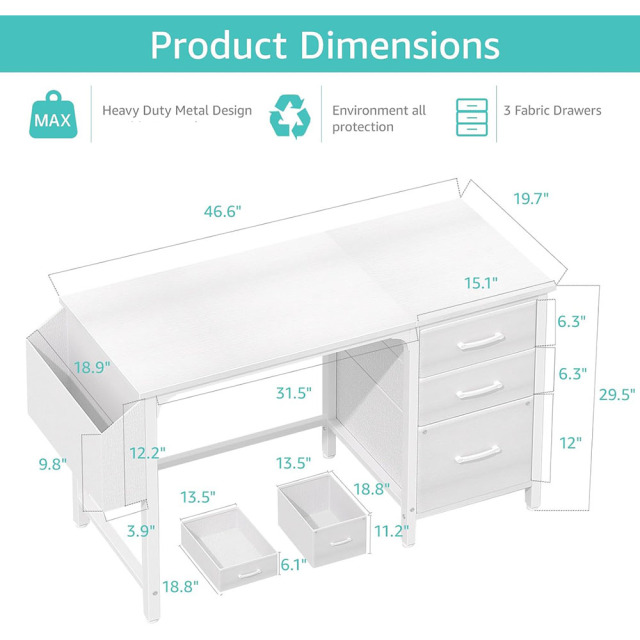 Nu-Deco Computer Desk MH24509