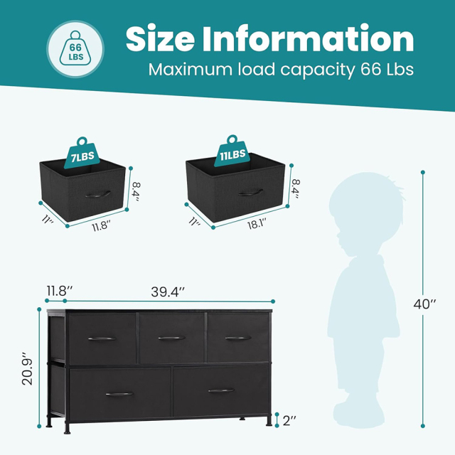 Nu-Deco Chest of Drawers MH24542