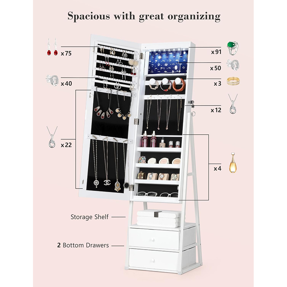 Nu-Deco Jewelry Armoire MH24558