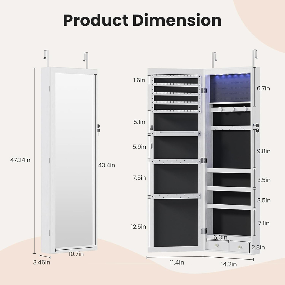 Nu-Deco Jewelry Armoire MH24565