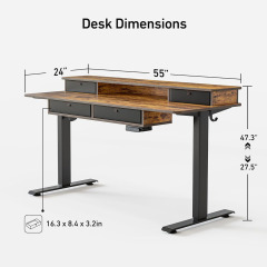 Nu-Deco Computer Desk MH24578