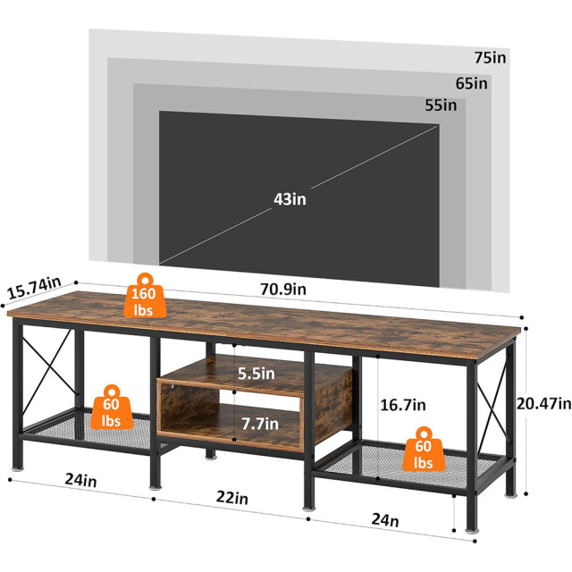 Nu-Deco TV Stand MH24648