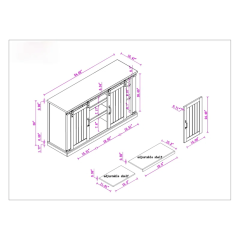 Nu-Deco TV Stand MH24678