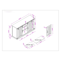 Nu-Deco TV Stand MH24686