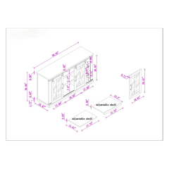 Nu-Deco TV Stand MH24689