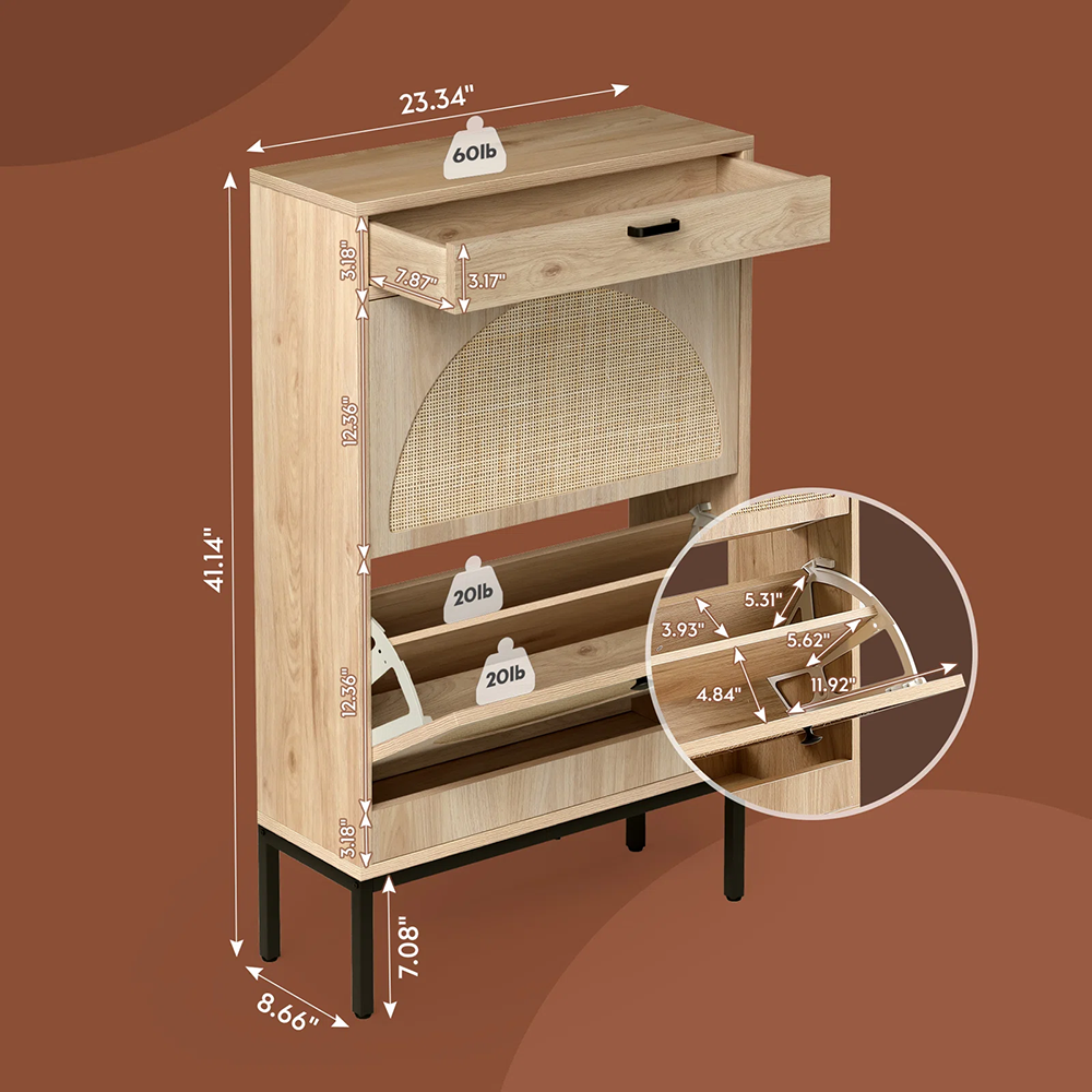 Nu-Deco Shoe Cabinet MH25012