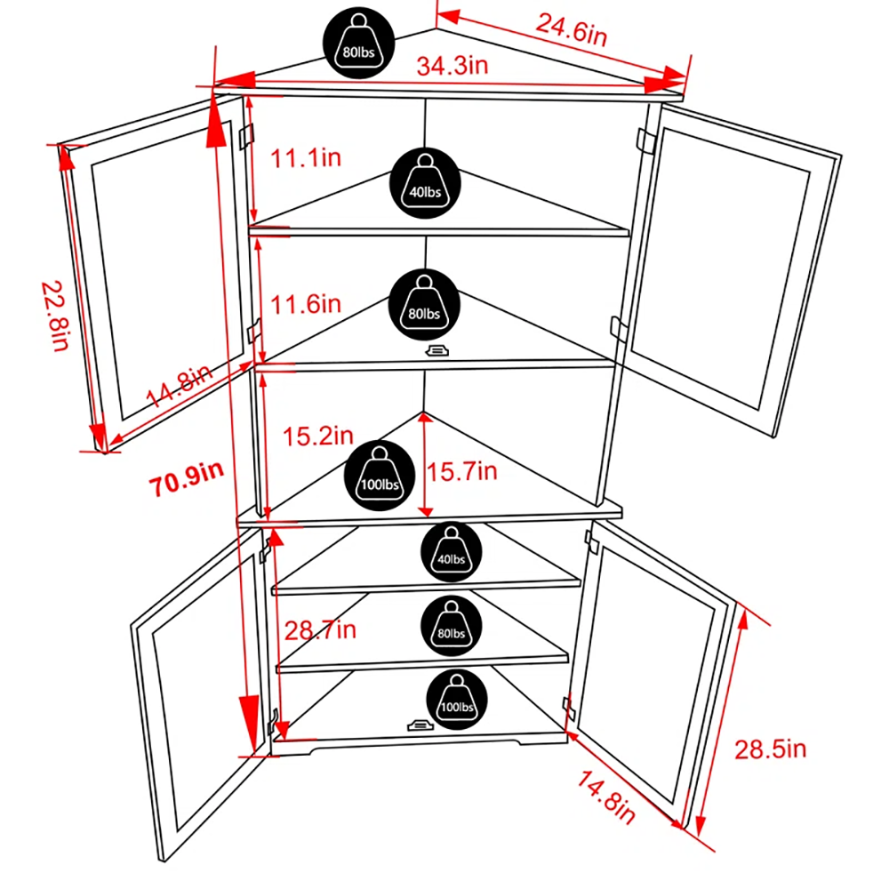 Nu-Deco Storage Cabinet MH25028