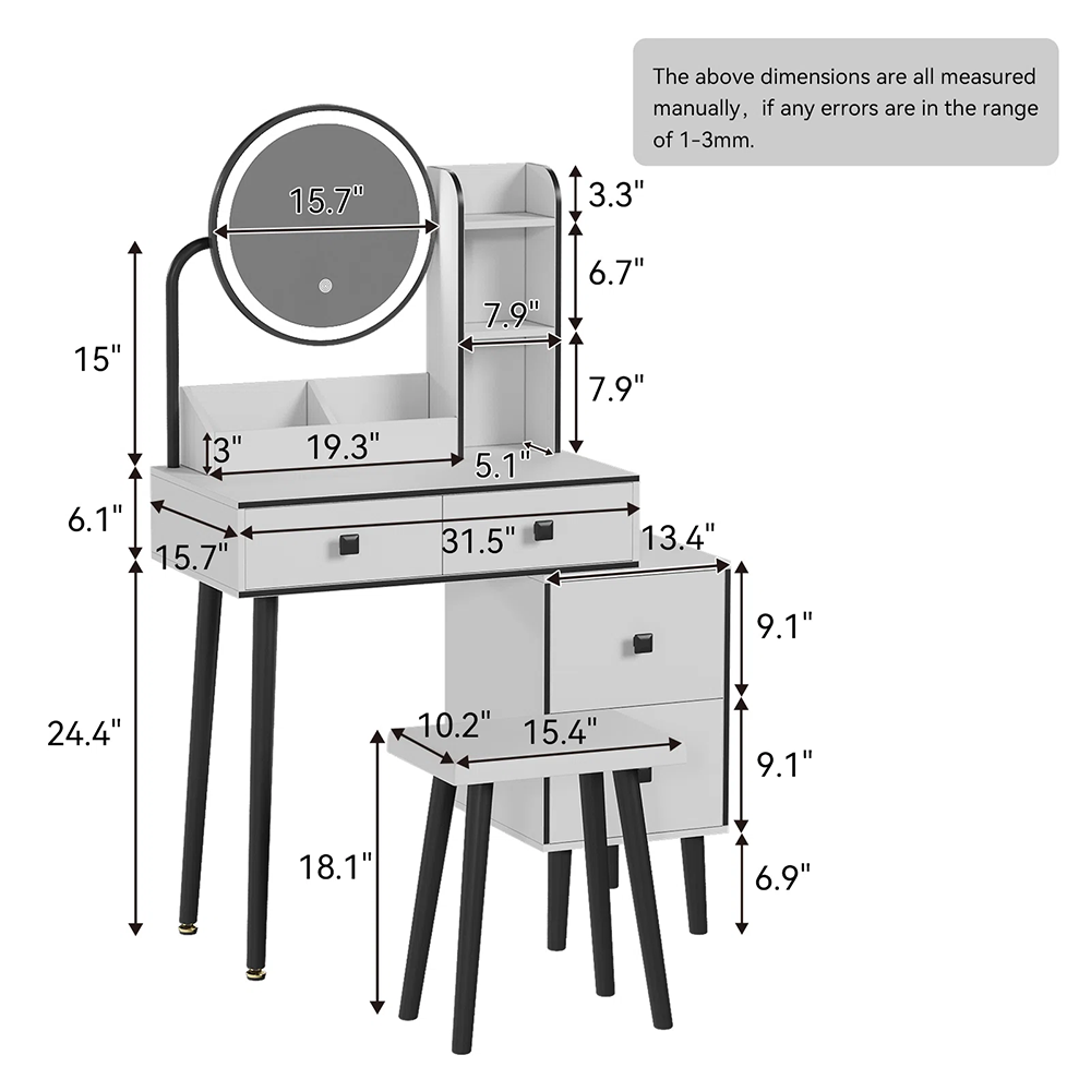 Nu-Deco Dressing Table MH25037