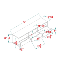 Nu-Deco TV Stand MH25055