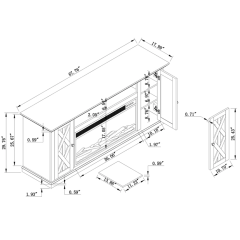 Nu-Deco TV Stand MH25056